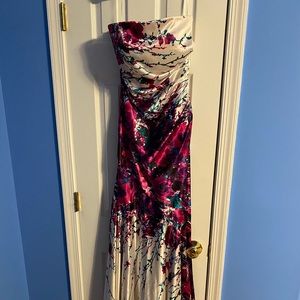 Cache Floral Evening Gown